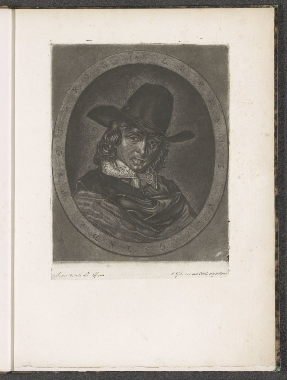 Adriaen van Ostade portréja alkotó: Jacob Gole