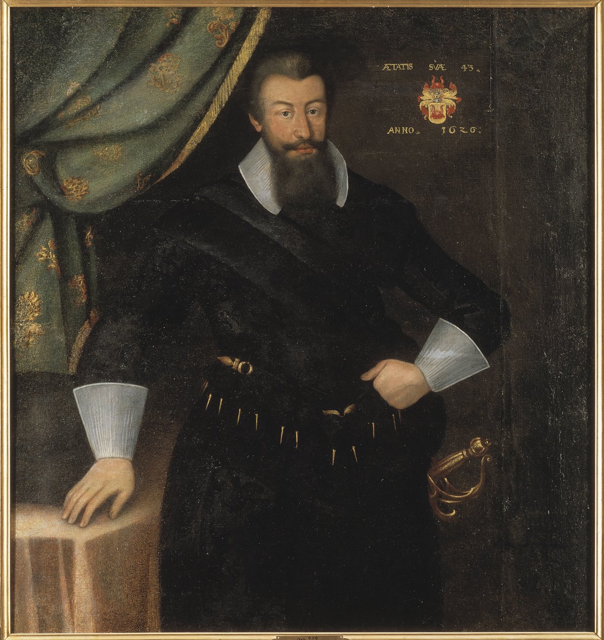 Le comte Axel Oxenstierna (Oxenstjerna), Suede nagykancellár – Axel Oxenstierna gróf portréja (1583-1654), készítette: Elbfas, Jacob Heinrich (kb. 1600-1664). Olajfestmény alkotó: Jacob Heinrich Elbfas