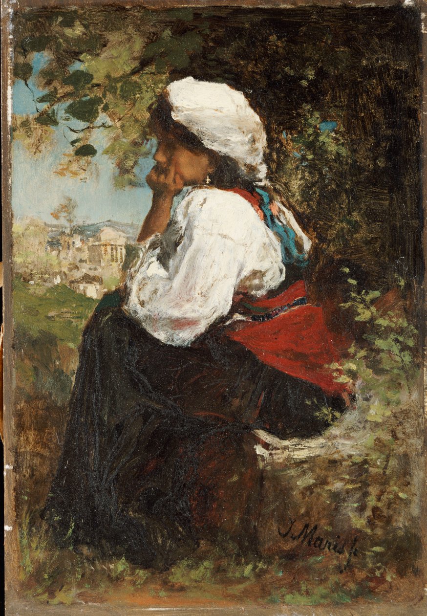 Egy római lány alkotó: Jacob Henricus or Hendricus Maris