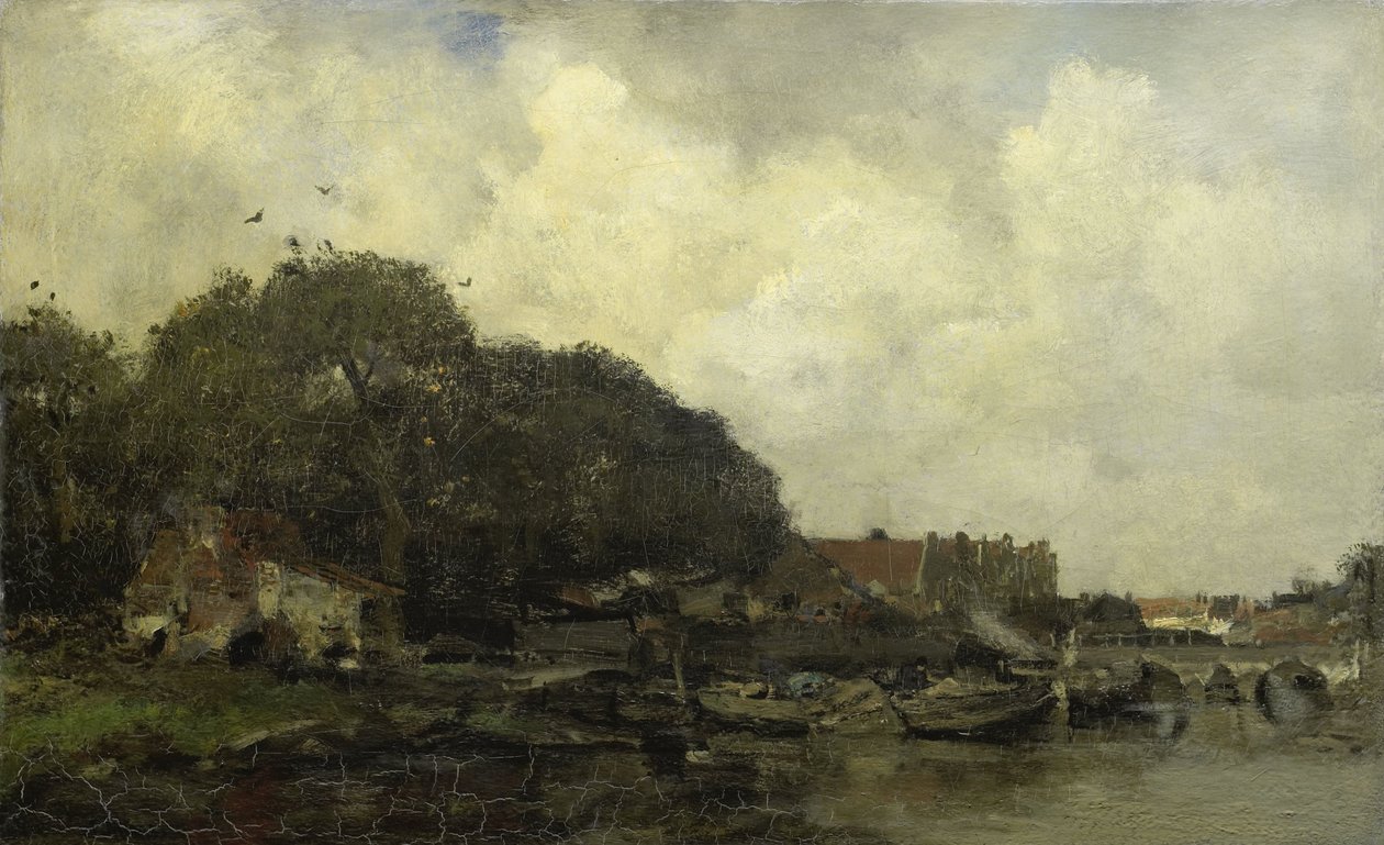 Kilátás a kikötőre alkotó: Jacob Henricus or Hendricus Maris