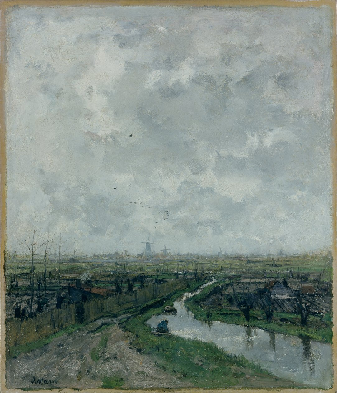 Salátakert Hága közelében, 1878 körül alkotó: Jacob Henricus or Hendricus Maris