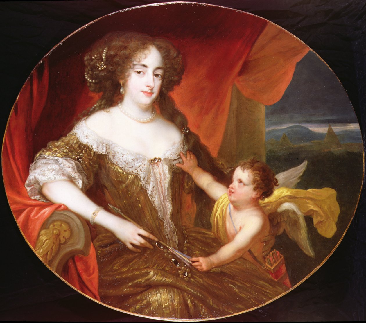 Egy hölgy portréja, ülő háromnegyed hosszúságban (olaj, vászon) alkotó: Jacob Huysmans