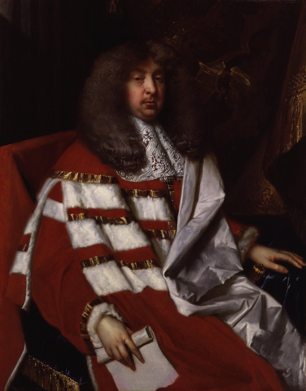 John Maitland, Lauderdale hercegének portréja (1616-1682) alkotó: Jacob Huysmans