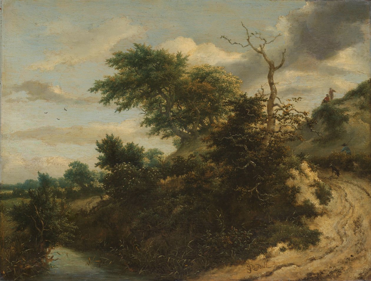 Sandy Track a dűnékben Homokösvény a dűnékben alkotó: Jacob van Ruisdael
