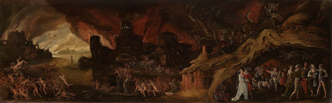 Az utolsó ítélet és a hét halálos bűn alkotó: Jacob Isaacsz. van Swanenburg