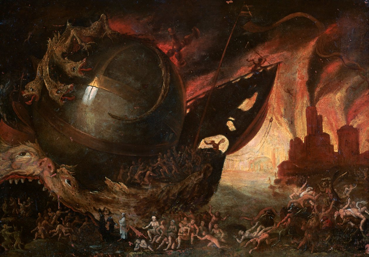 The Crossing of the Styx, c1591-1638 alkotó: Jacob Isaacz van Swanenburg