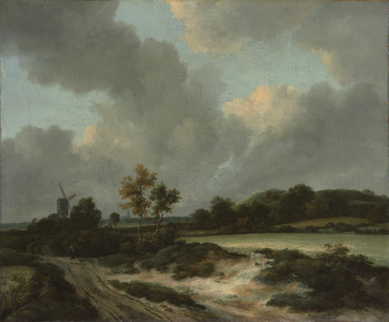Grainfields, 1660 körül (olaj, vászon) alkotó: Jacob van Ruisdael