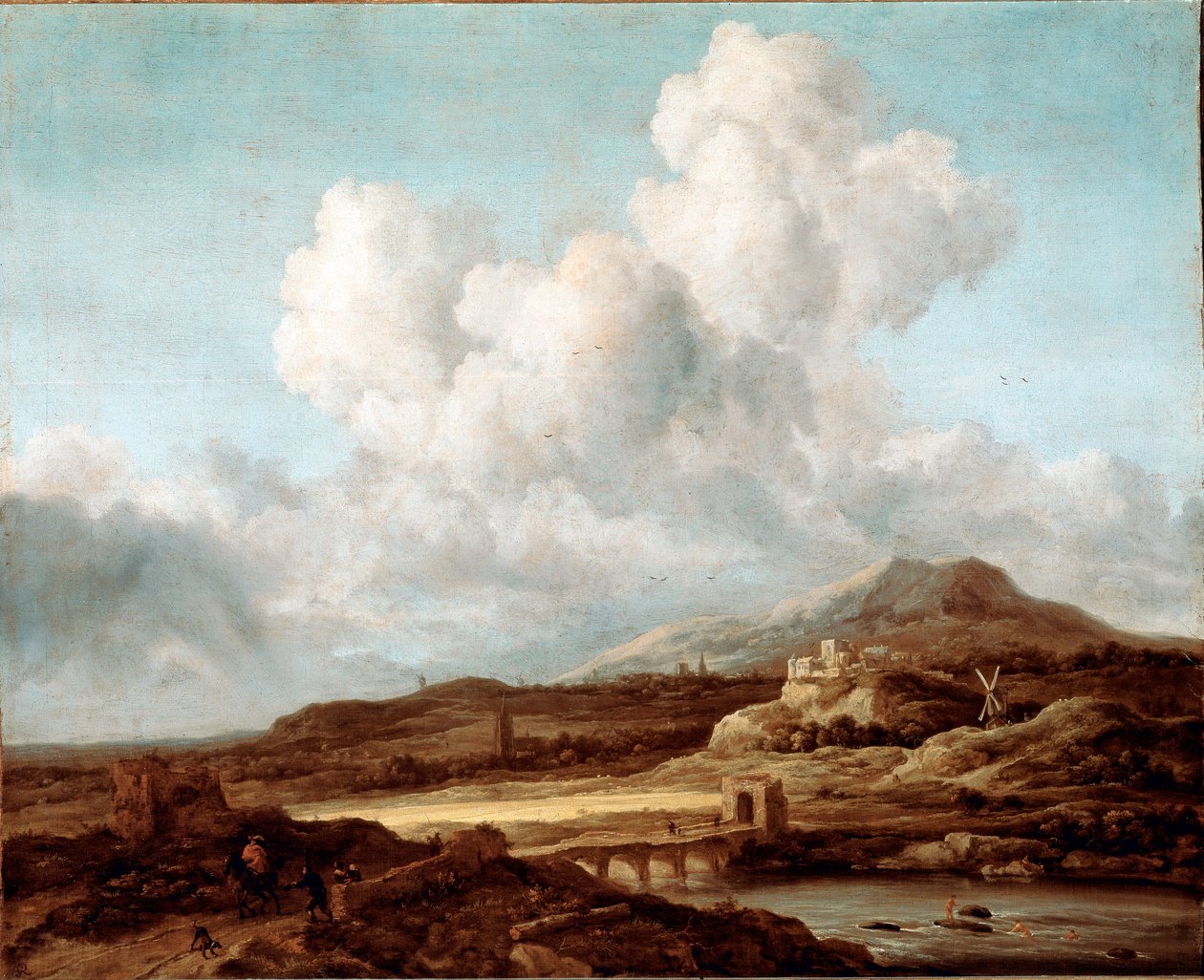 Le rayon de soleil Jacob Isaaksszoon van Ruisdael (Ruysdael) festménye (1628-1682) 1670-1675 Dim. 83x99 cm Párizs, musee du Louvre – A napsugár, szerző: Jacob Van Ruysdael (1628-1682). Olaj, vászon, 83x99 cm alkotó: Jacob van Ruisdael
