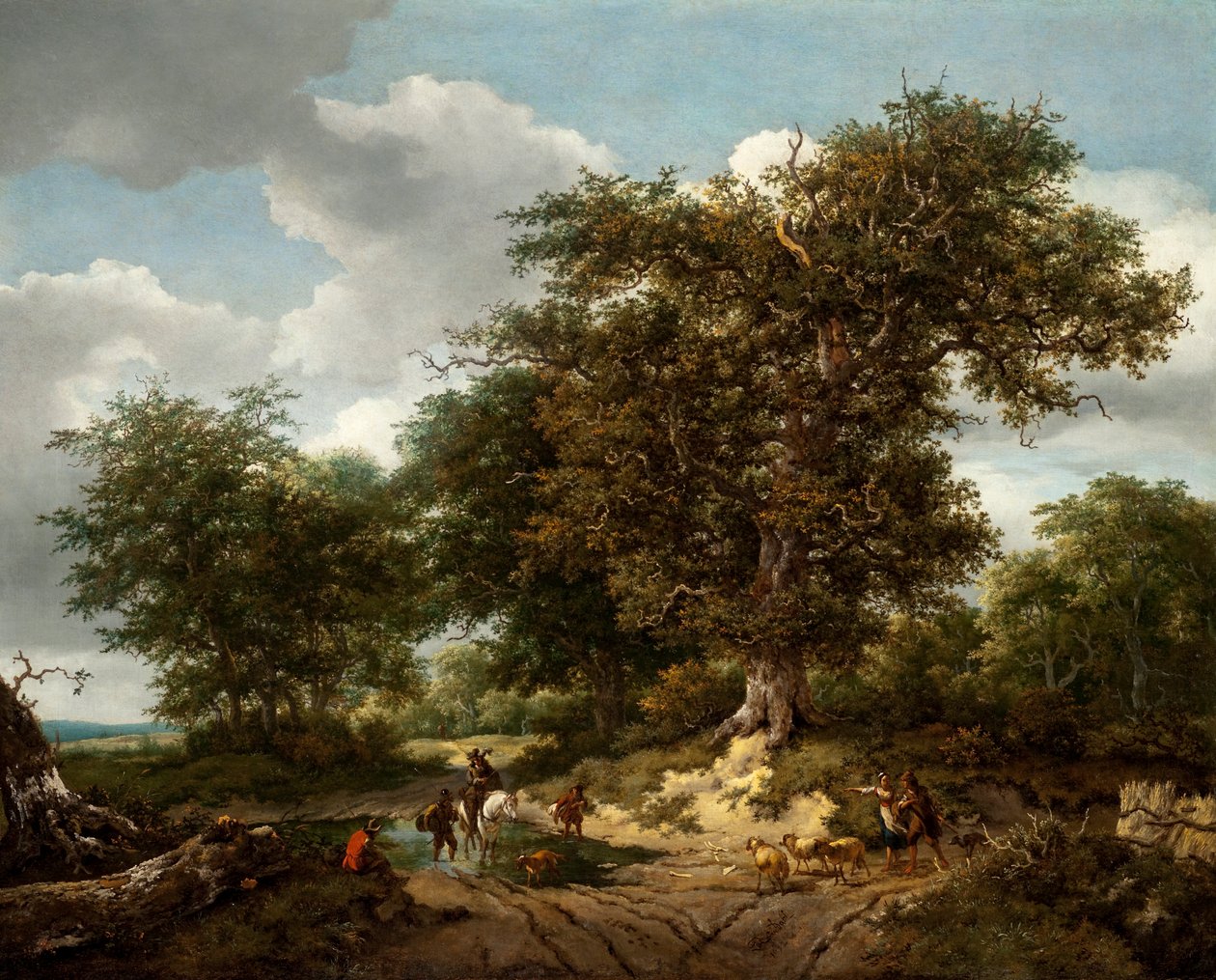 A nagy tölgy, 1652 alkotó: Jacob van Ruisdael