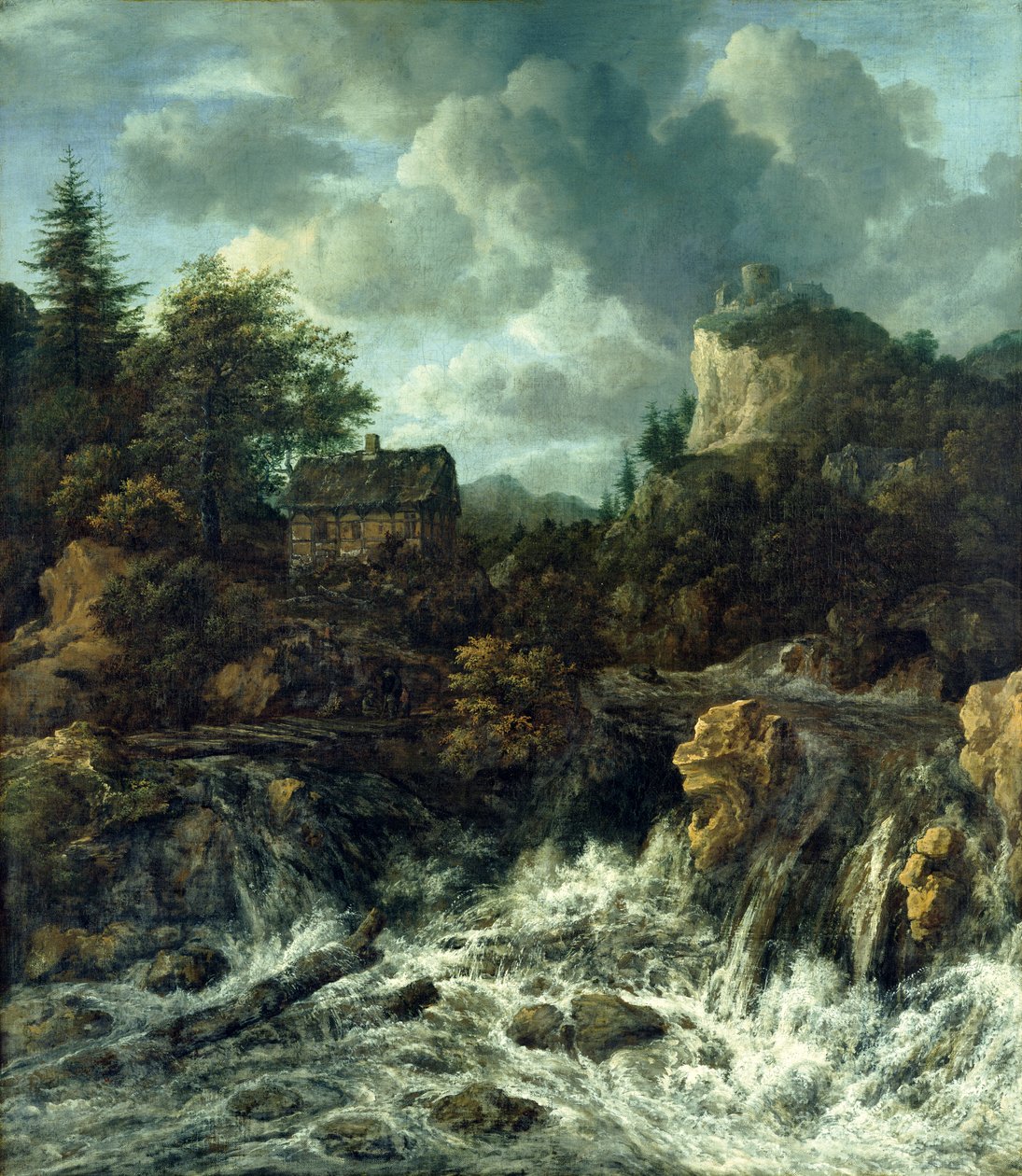 A vízesés, 1665-70 alkotó: Jacob van Ruisdael