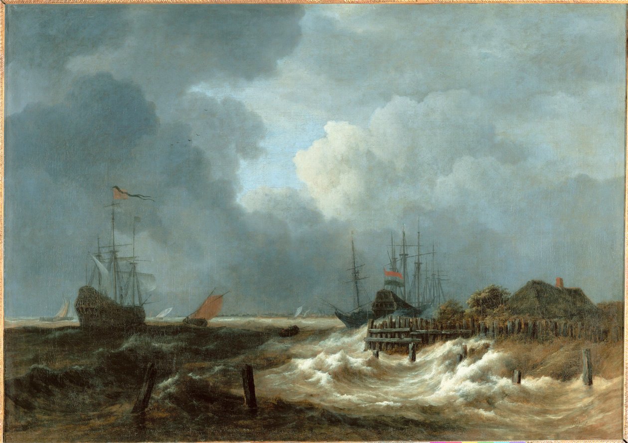 A vihar ... alkotó: Jacob Isaaksz. or Isaacksz. van Ruisdael