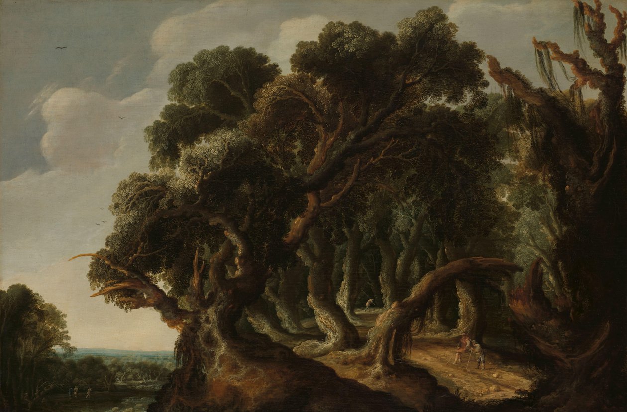 Erdős Táj Tájkép alkotó: Jacob Jacobsz van Geel (signed by artist)