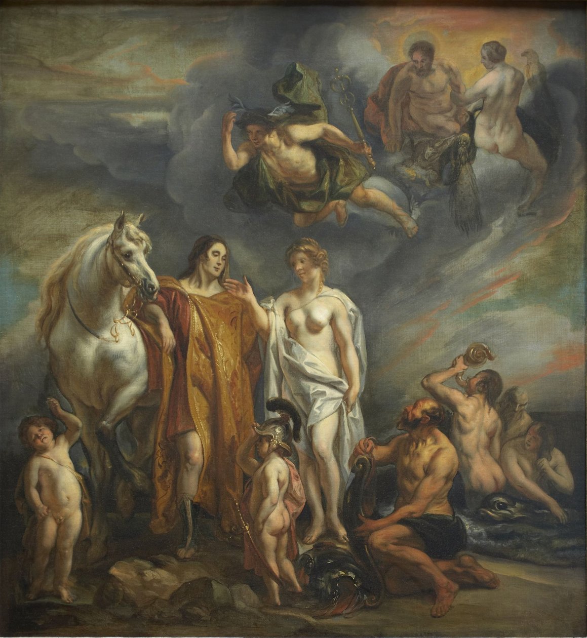 Aeneast az istenek segítik alkotó: Jacob Jordaens