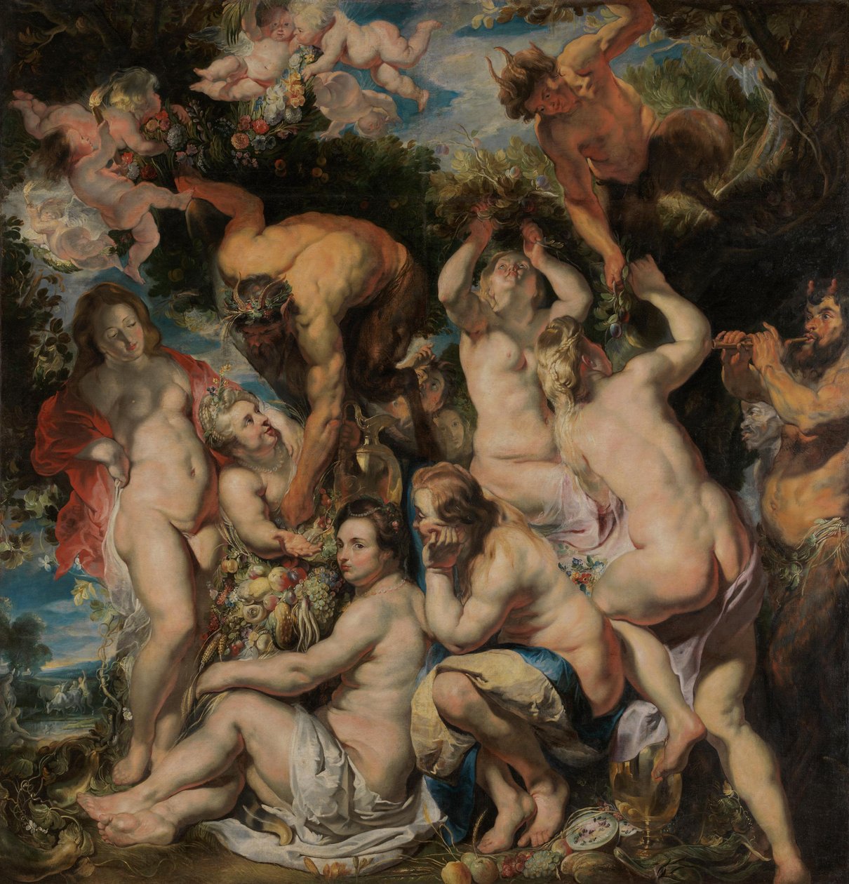A termékenység allegóriája alkotó: Jacob Jordaens