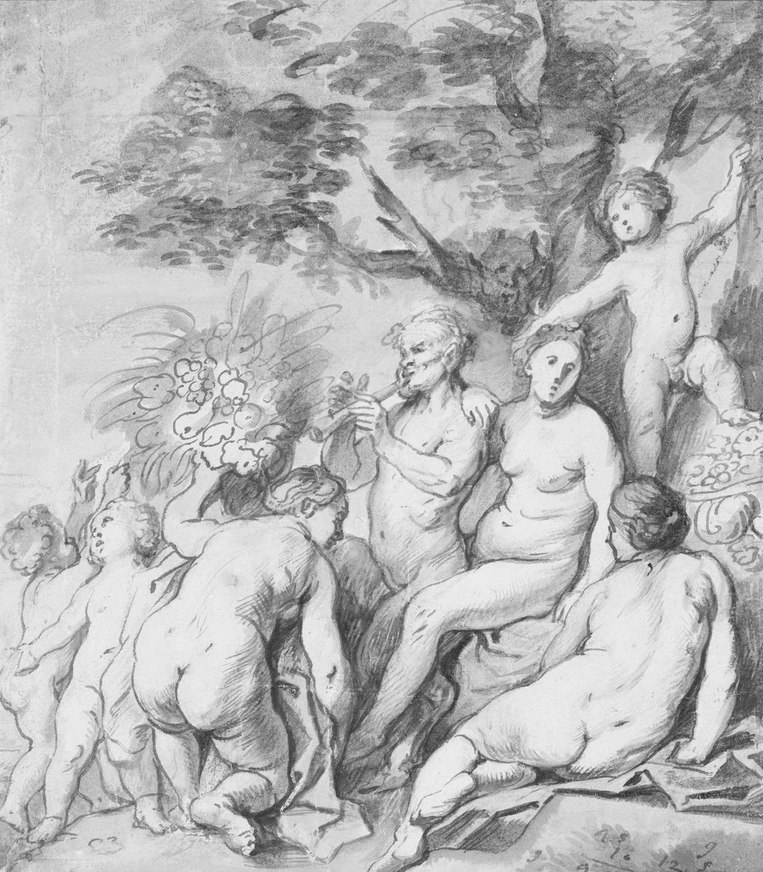 A termékenység allegóriája Recto, kb. 1640. alkotó: Jacob Jordaens