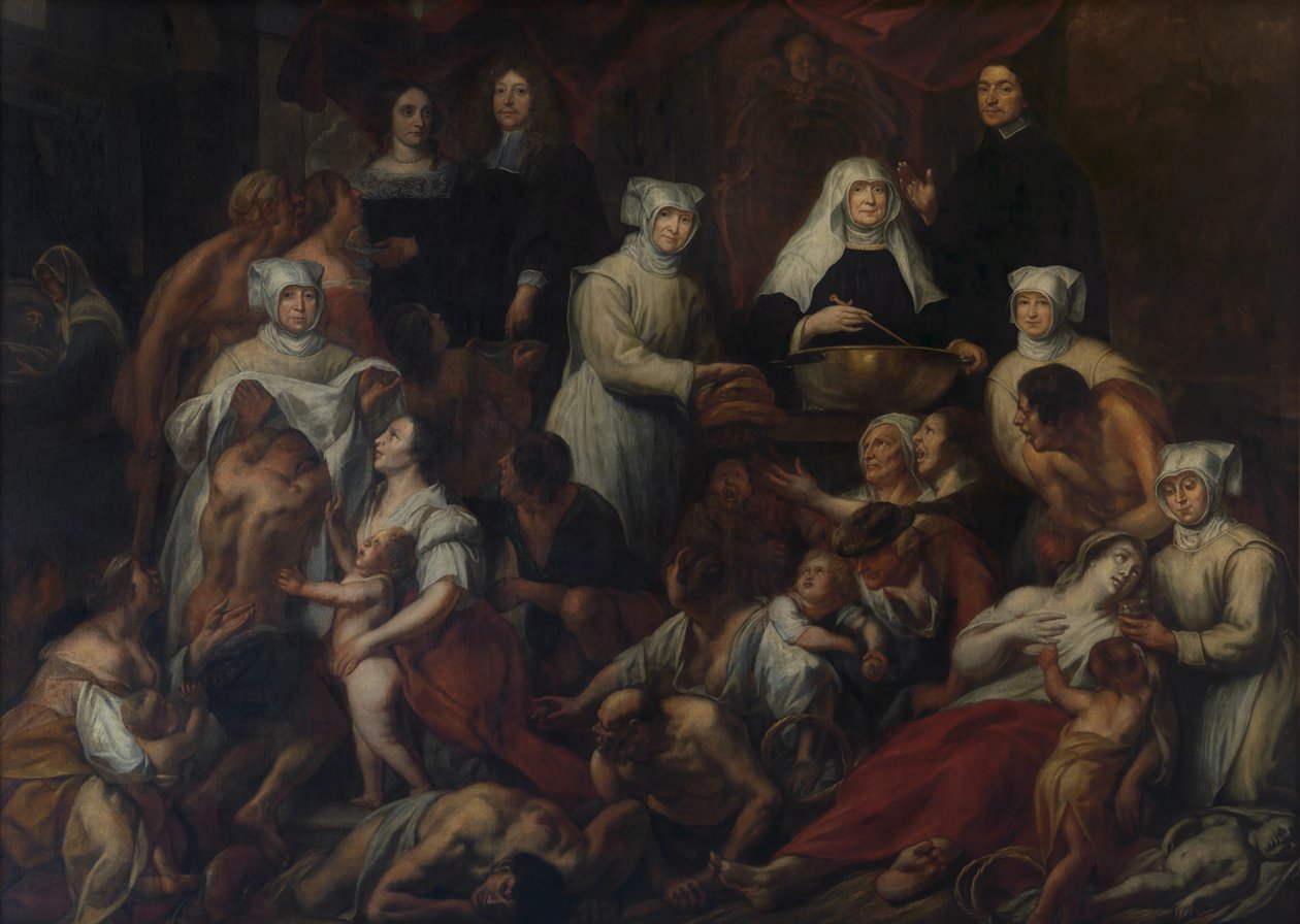 Antwerpeni kórházi apácák (olaj) alkotó: Jacob Jordaens