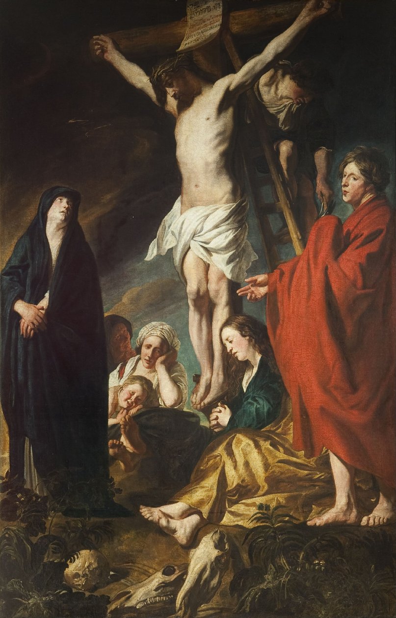 Krisztus a kereszten alkotó: Jacob Jordaens