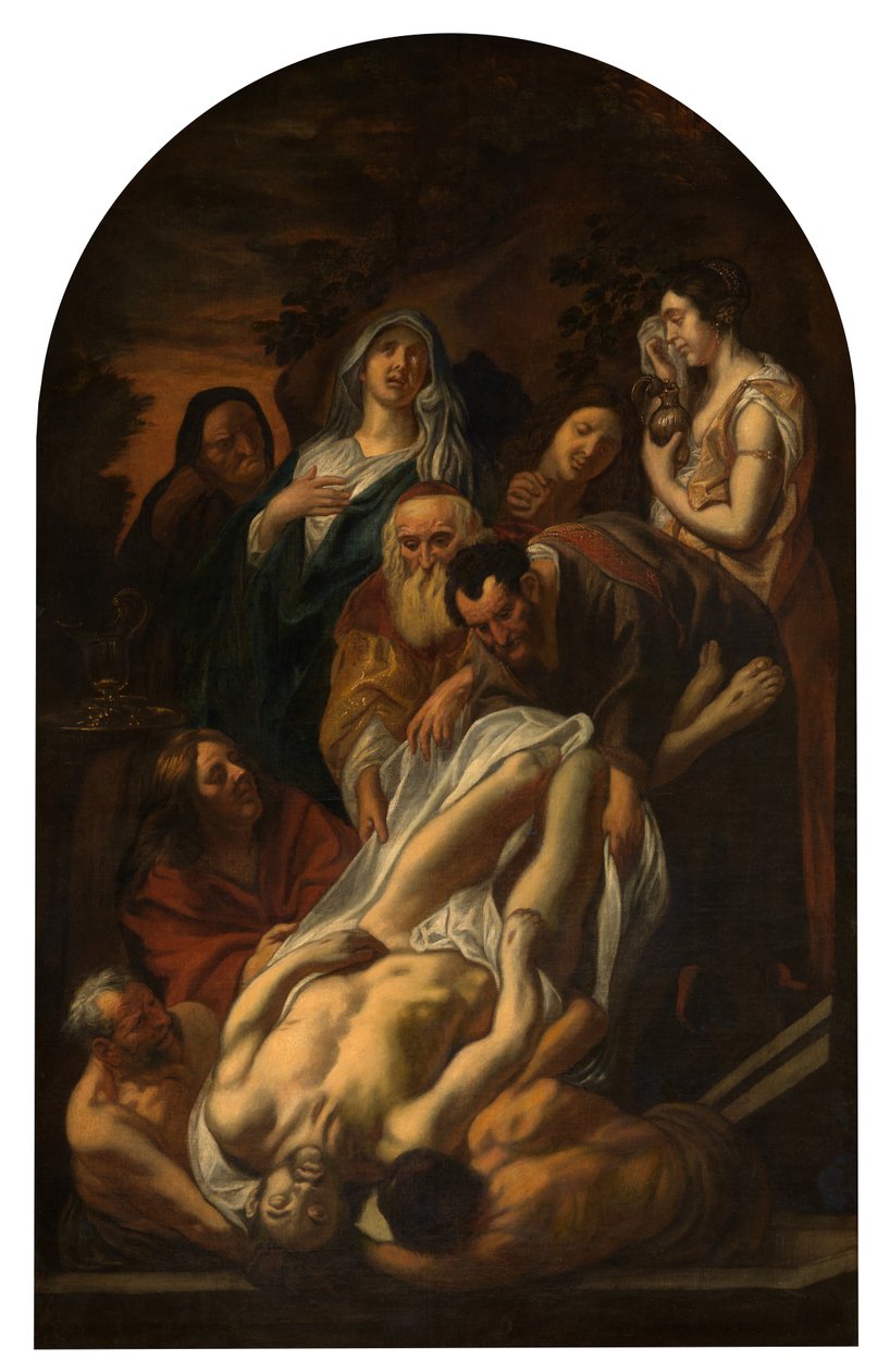 Krisztus temetése alkotó: Jacob Jordaens