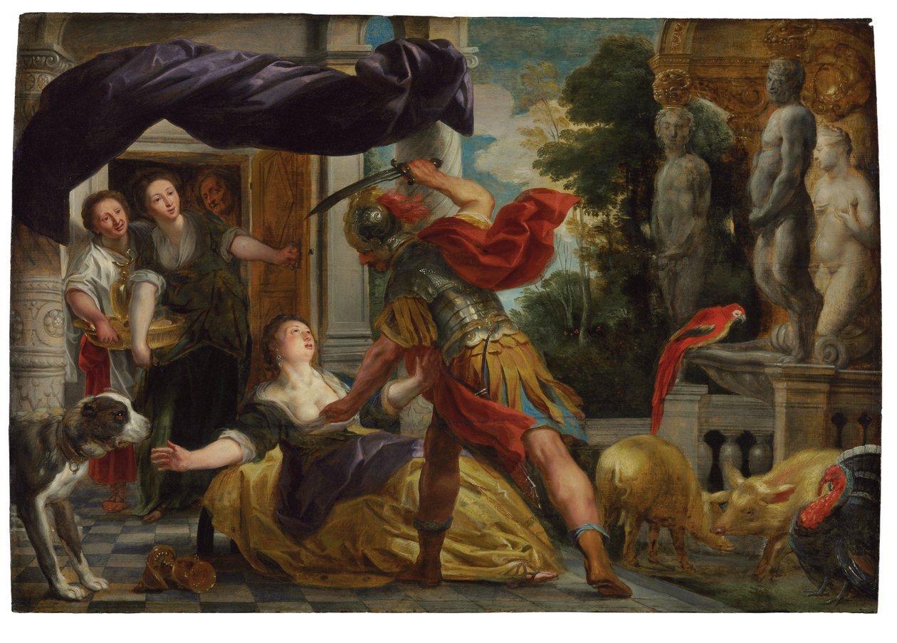 Circe és Odüsszeusz alkotó: Jacob Jordaens