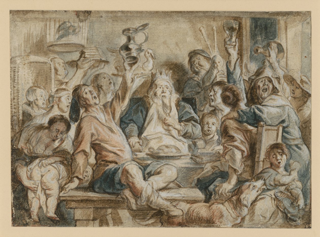 A babkirály ünnepe alkotó: Jacob Jordaens