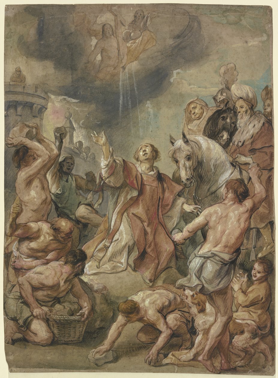 Szent István vértanúsága alkotó: Jacob Jordaens