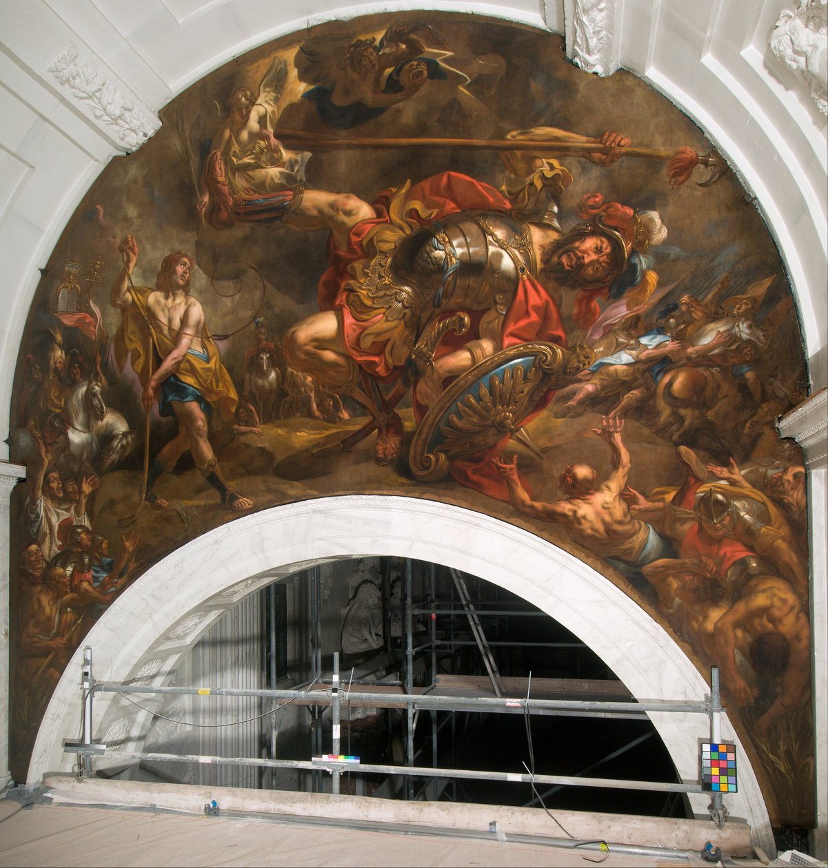 Dávid és Góliát alkotó: Jacob Jordaens
