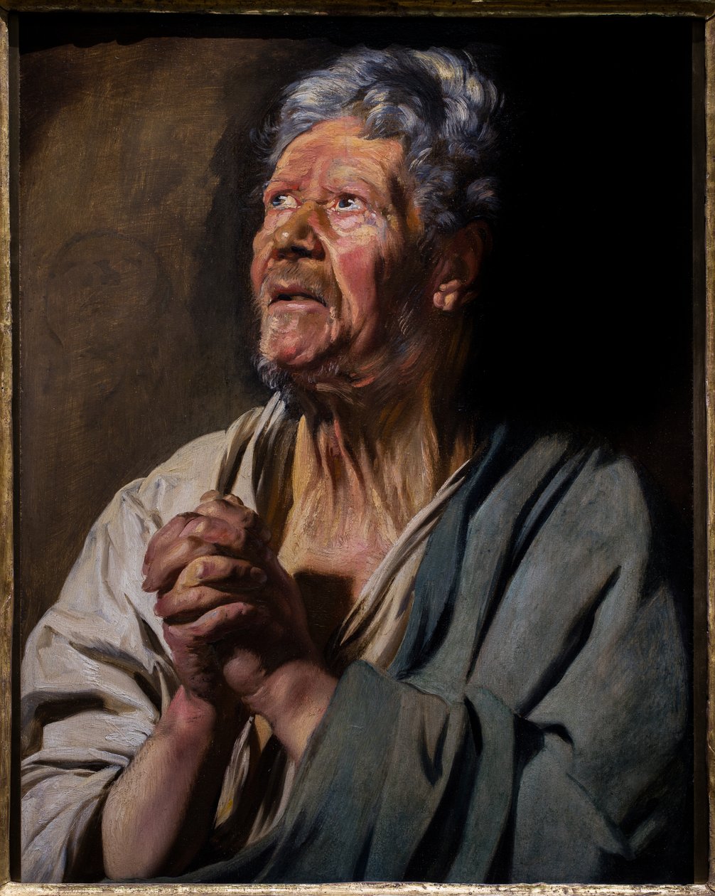 Apostol (Szent Péter) alakja, 1620 körül - 1621 (Olaj, tábla) alkotó: Jacob Jordaens