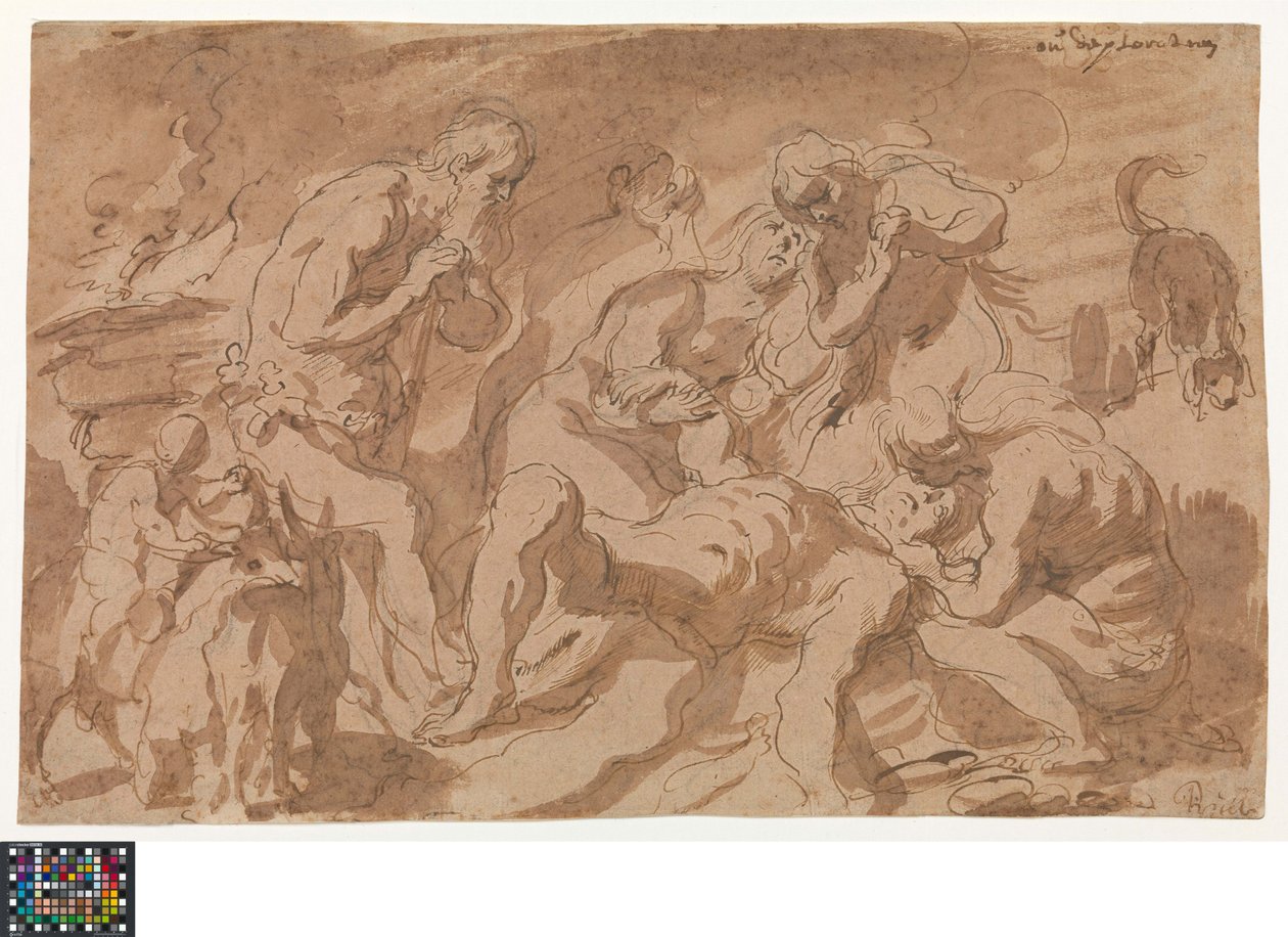 Német: Die Beweinung Abels
Holland: De bewening van Abel alkotó: Jacob Jordaens