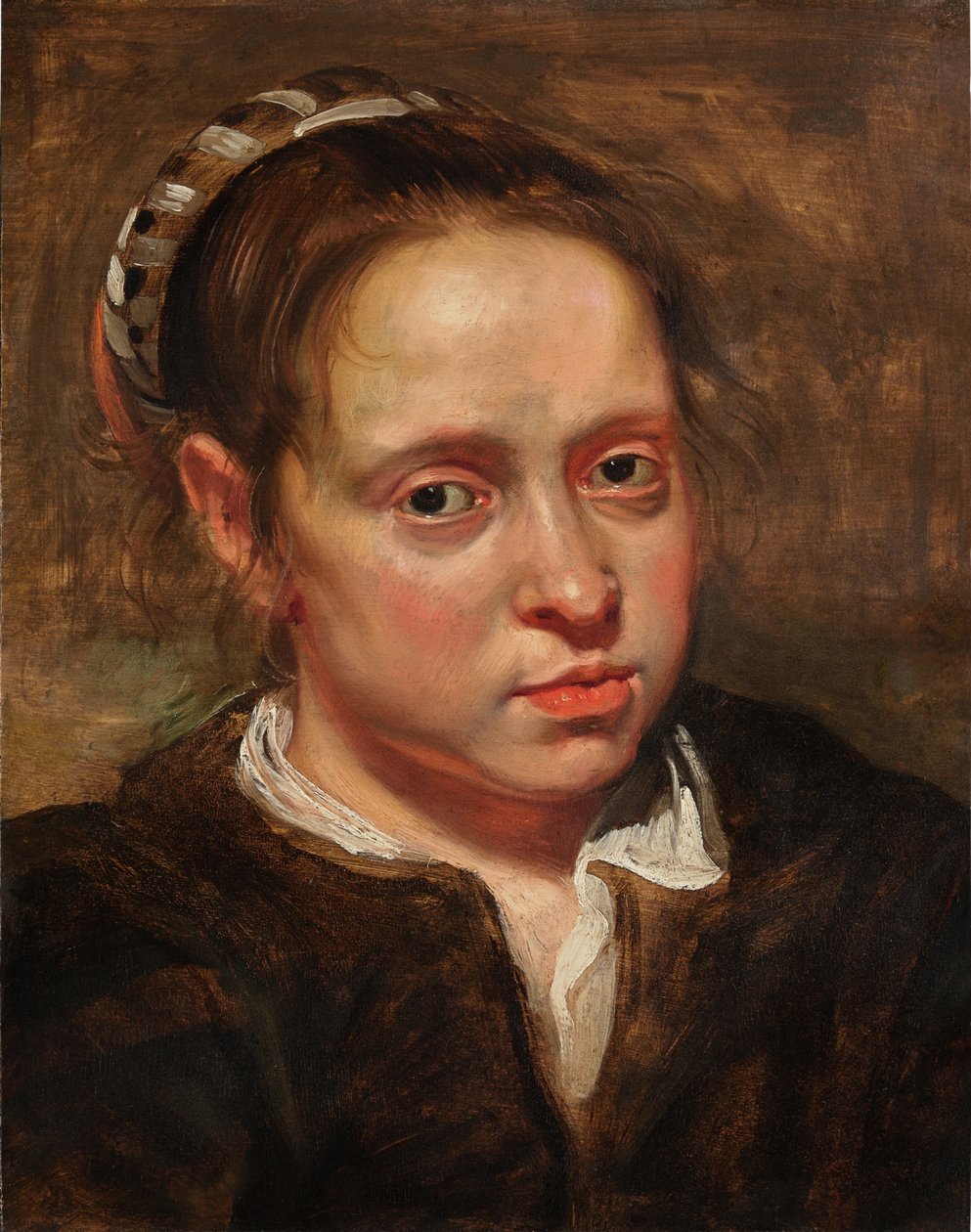 Egy fiatal nő fejtanulmánya alkotó: Jacob Jordaens