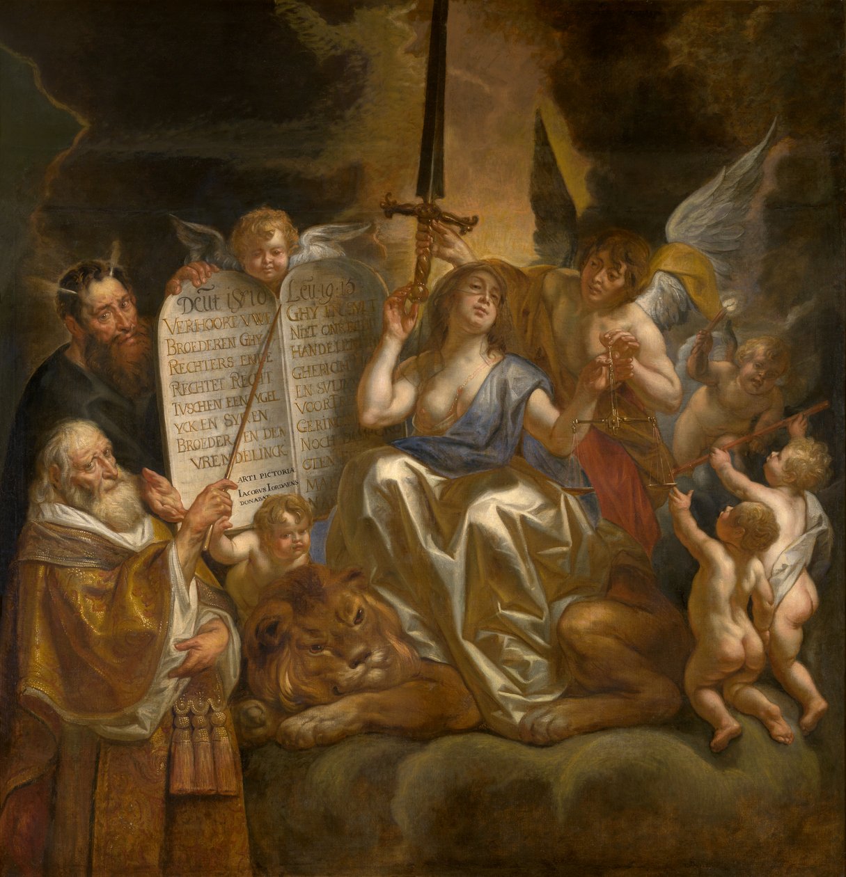 Az isteni igazságosságon alapuló emberi jog alkotó: Jacob Jordaens