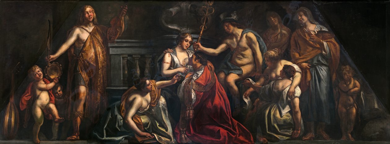 Az ipar és a kereskedelem elősegíti a művészet virágzását alkotó: Jacob Jordaens