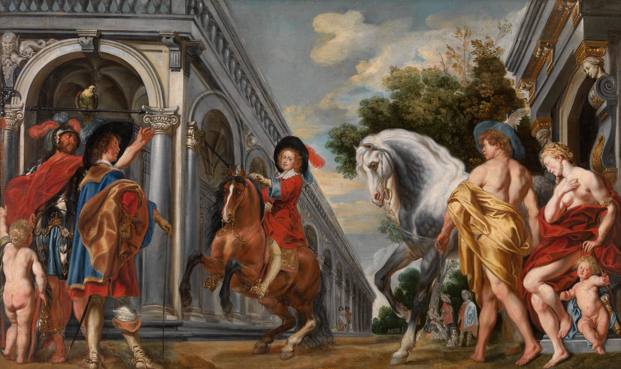 Levade (olaj) alkotó: Jacob Jordaens