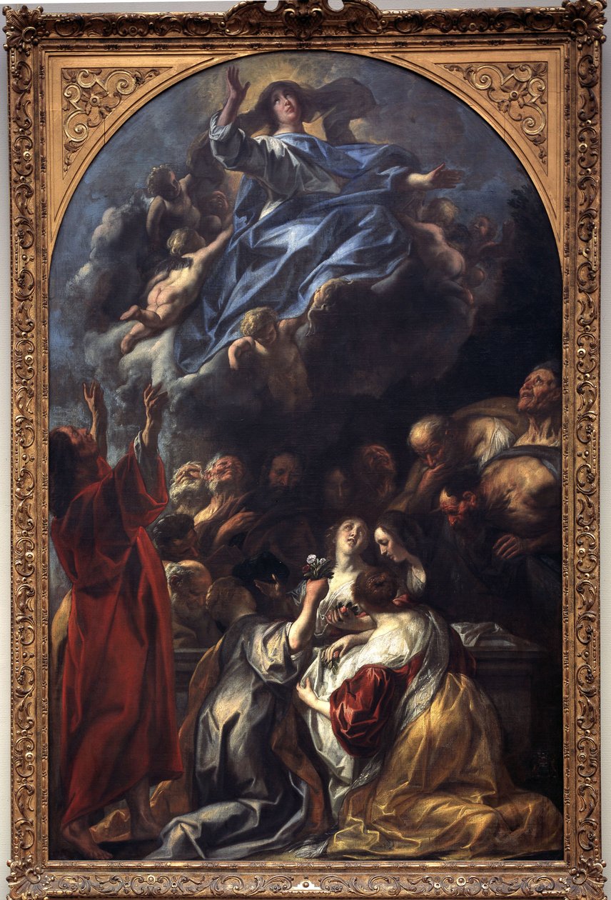 Mária mennybevétele alkotó: Jacob Jordaens