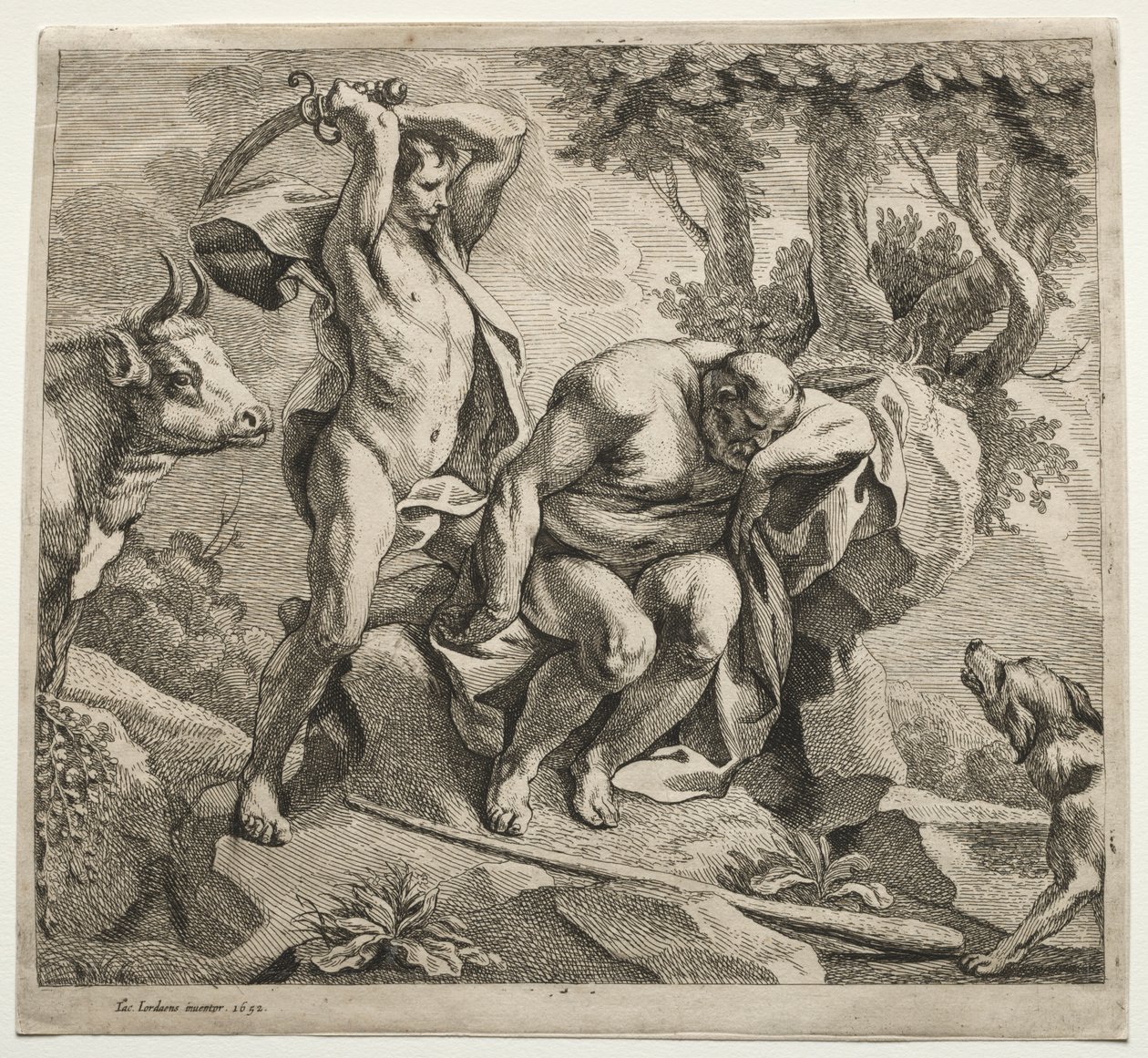 A Merkúr megöli Argust alkotó: Jacob Jordaens