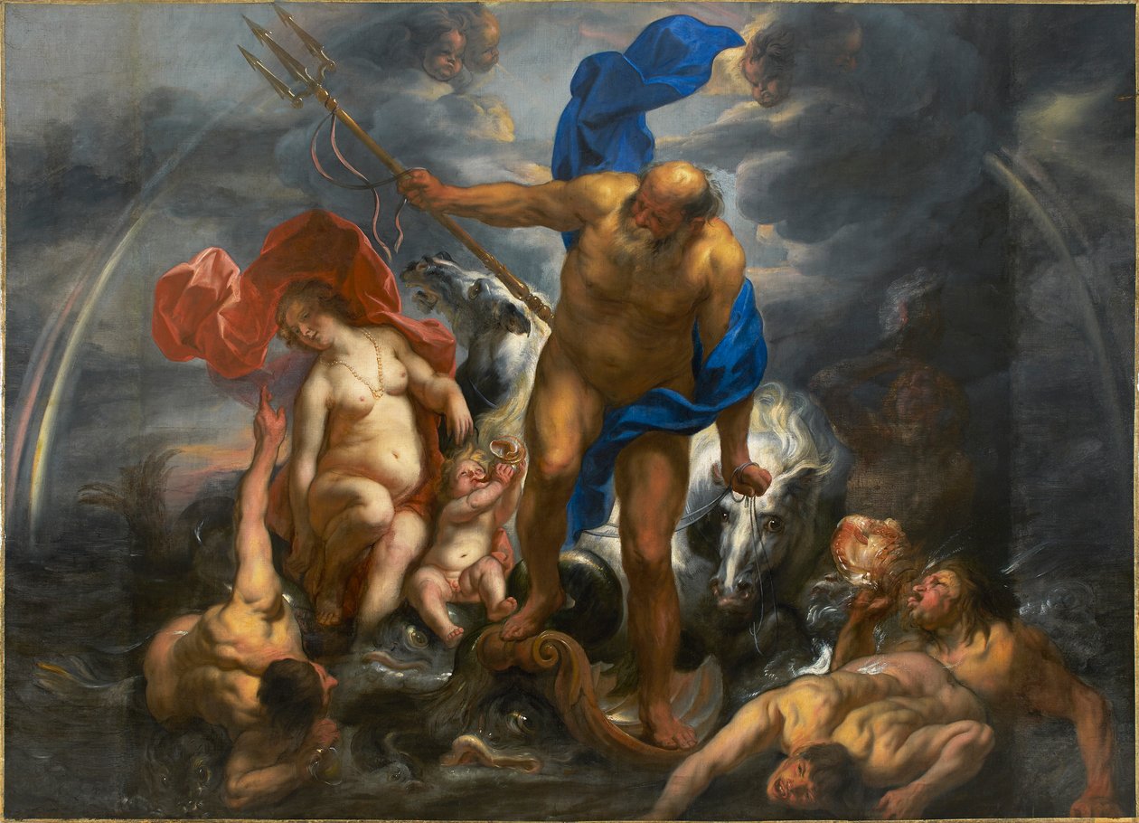 Neptunusz és Amfitrit, 1644. alkotó: Jacob Jordaens