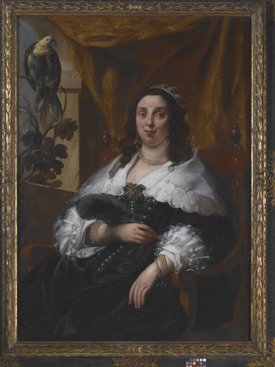 Egy hölgy portréja (olaj, vászon) alkotó: Jacob Jordaens
