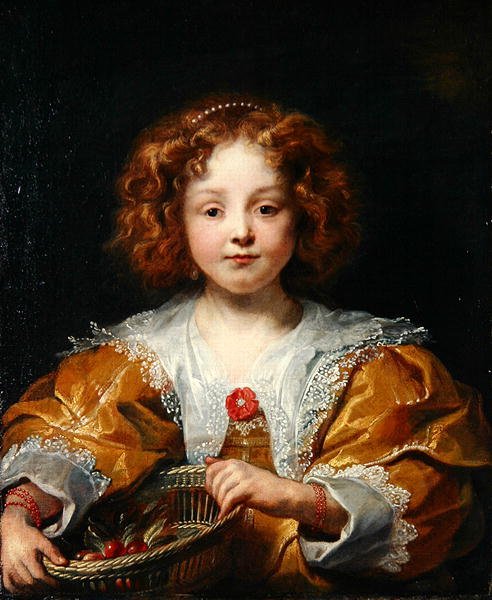 Anna Catherina portréja (olaj, tábla) alkotó: Jacob Jordaens