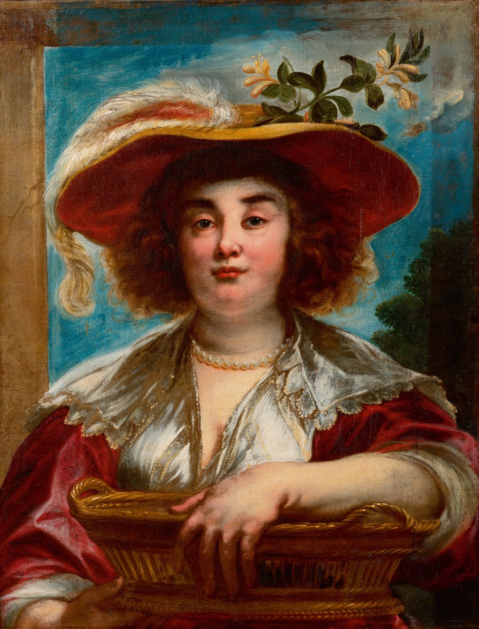Elisabeth Jordaens, a művész legidősebb lányának portréja alkotó: Jacob Jordaens