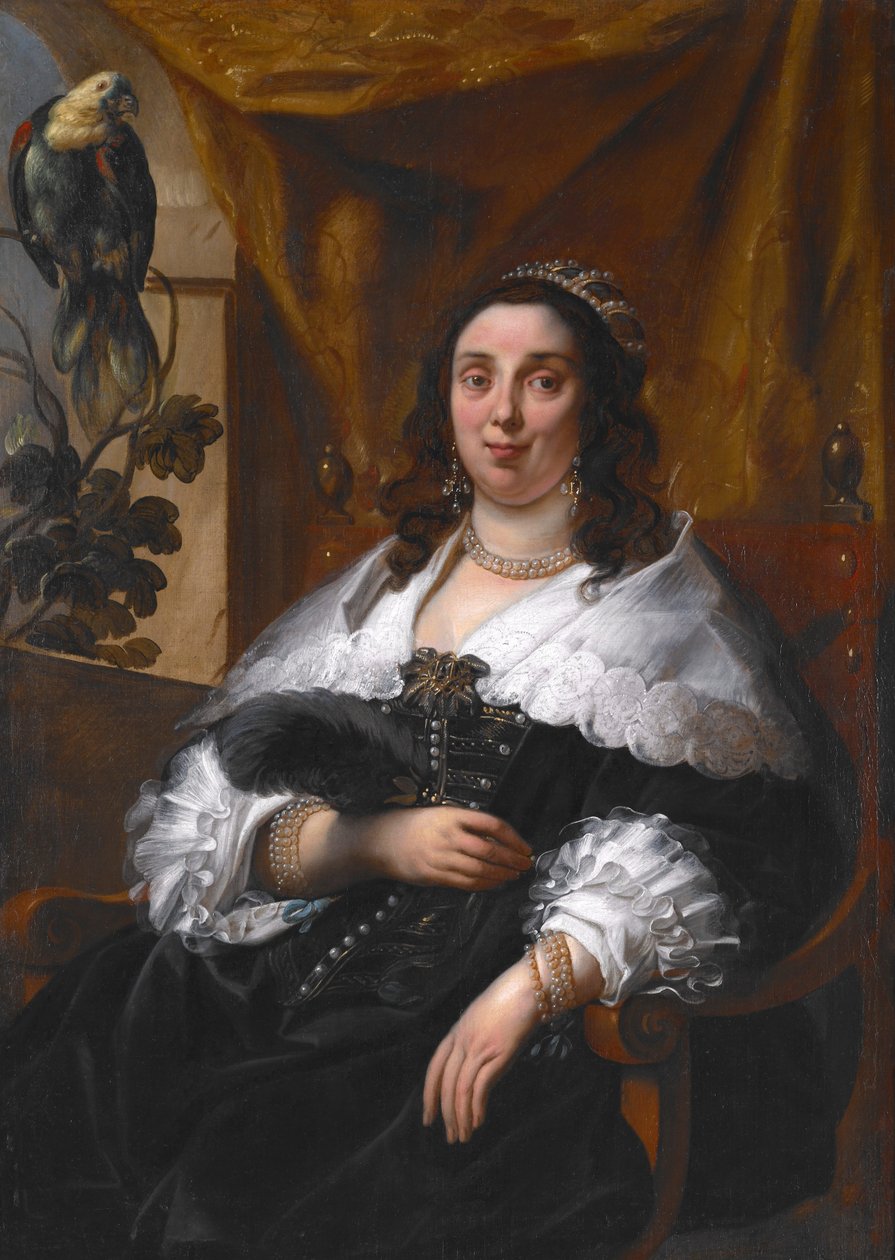 Egy hölgy portréja alkotó: Jacob Jordaens
