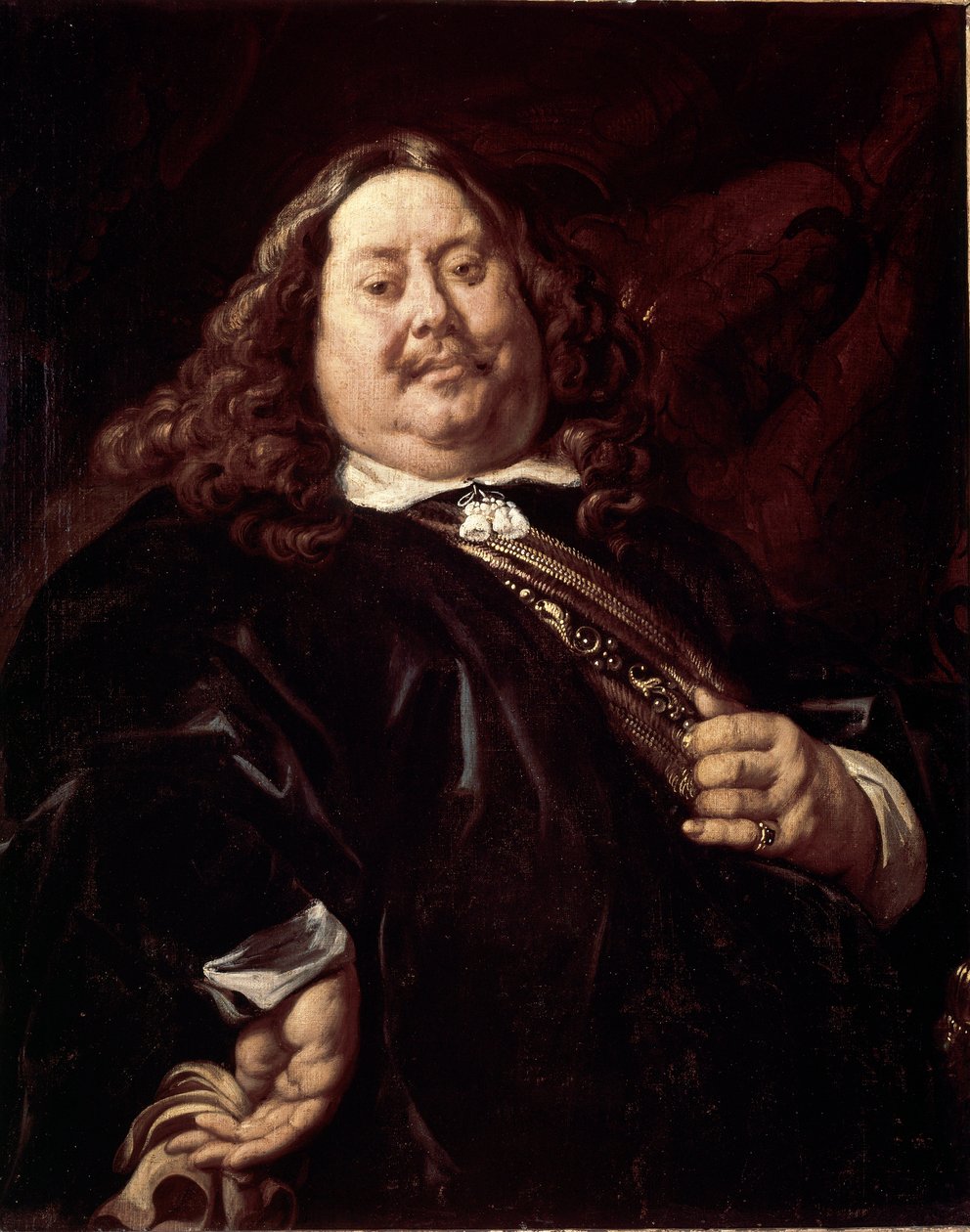 Férfi portré (az egykor Michel de Ruyter portréja (olaj, vászon alkotó: Jacob Jordaens