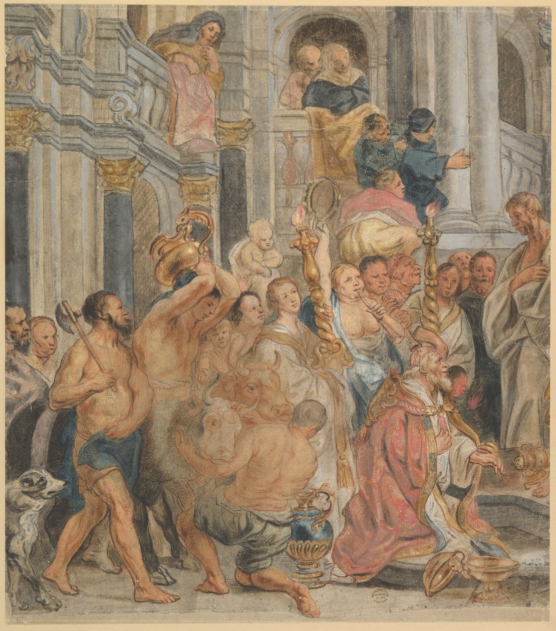 Szent Pál Lystrában alkotó: Jacob Jordaens