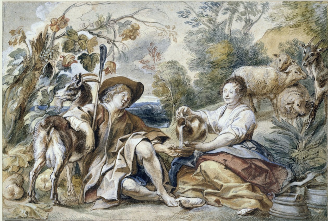 Pásztorpár alkotó: Jacob Jordaens