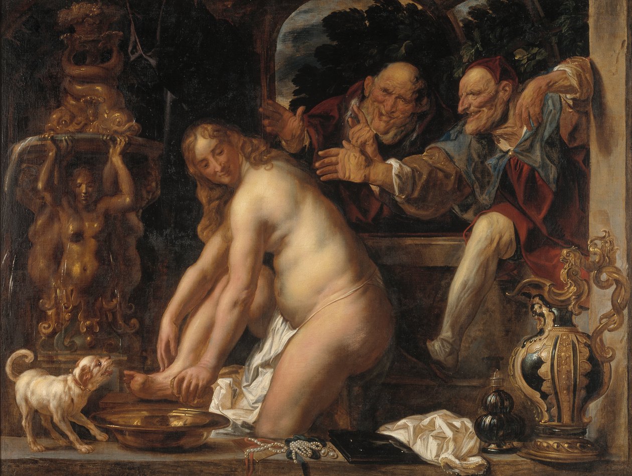 Susanna és a vének alkotó: Jacob Jordaens