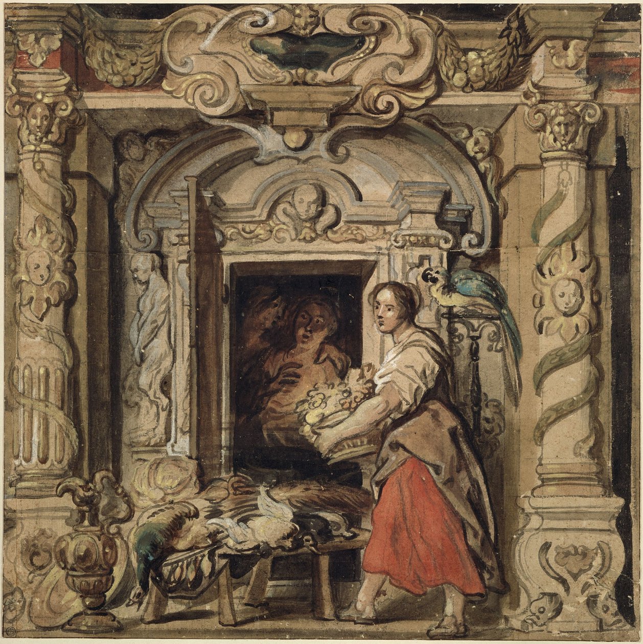 Jelenetek a vidéki életből alkotó: Jacob Jordaens