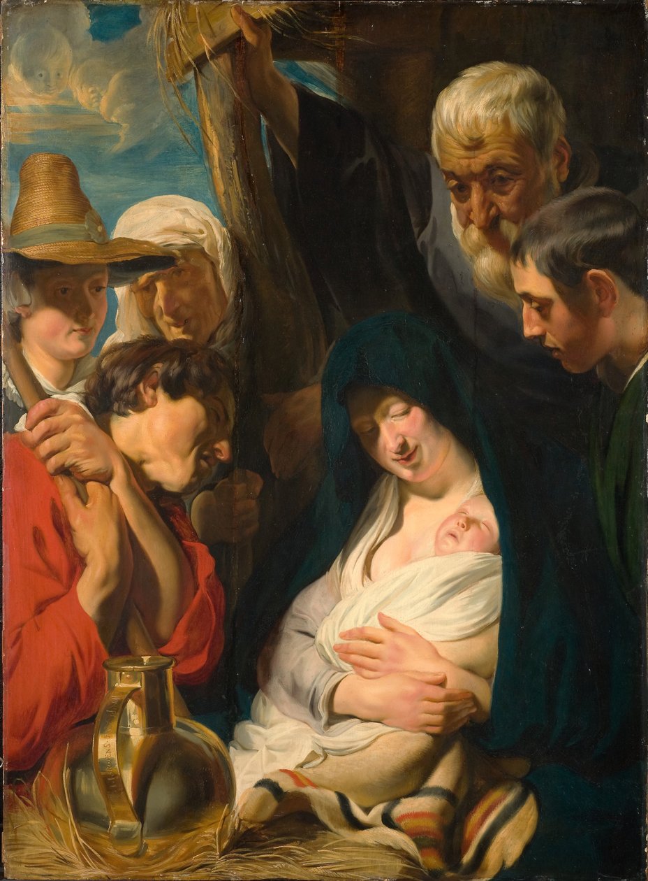A háromkirályok imádása alkotó: Jacob Jordaens