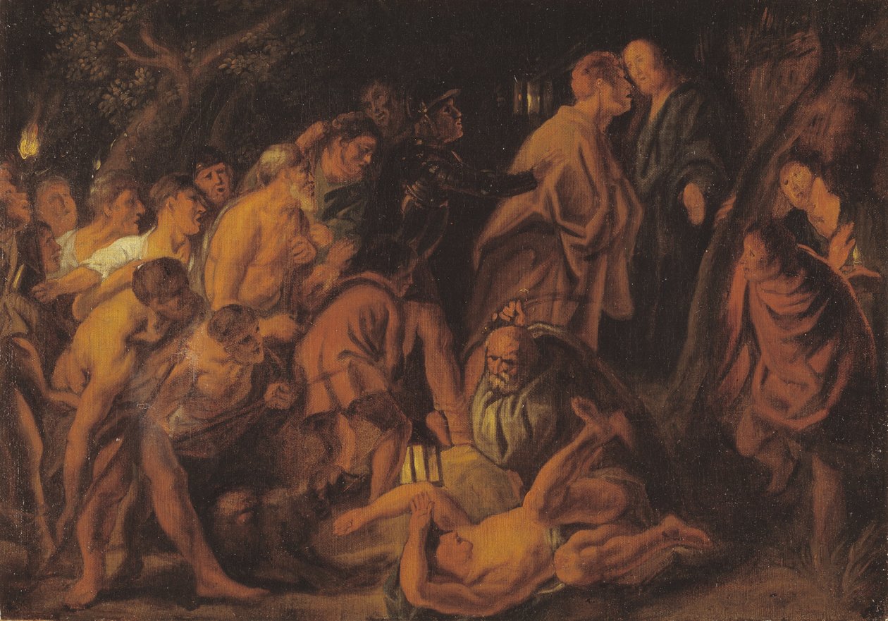 Krisztus elárulása és letartóztatása Gecsemánéban alkotó: Jacob Jordaens