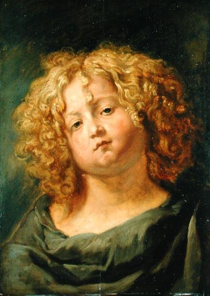 A göndör hajú lány alkotó: Jacob Jordaens