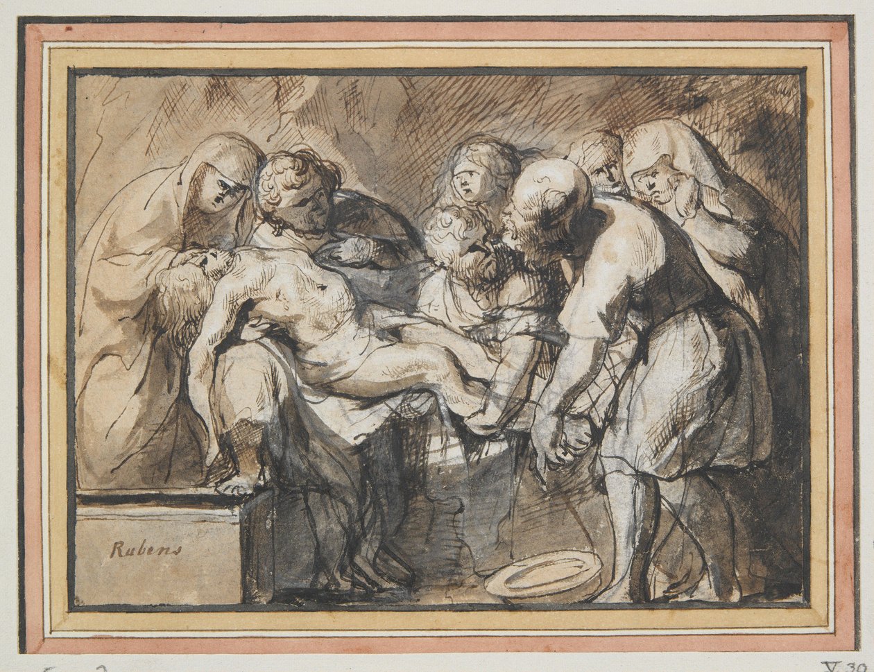 A sírbatétel alkotó: Jacob Jordaens