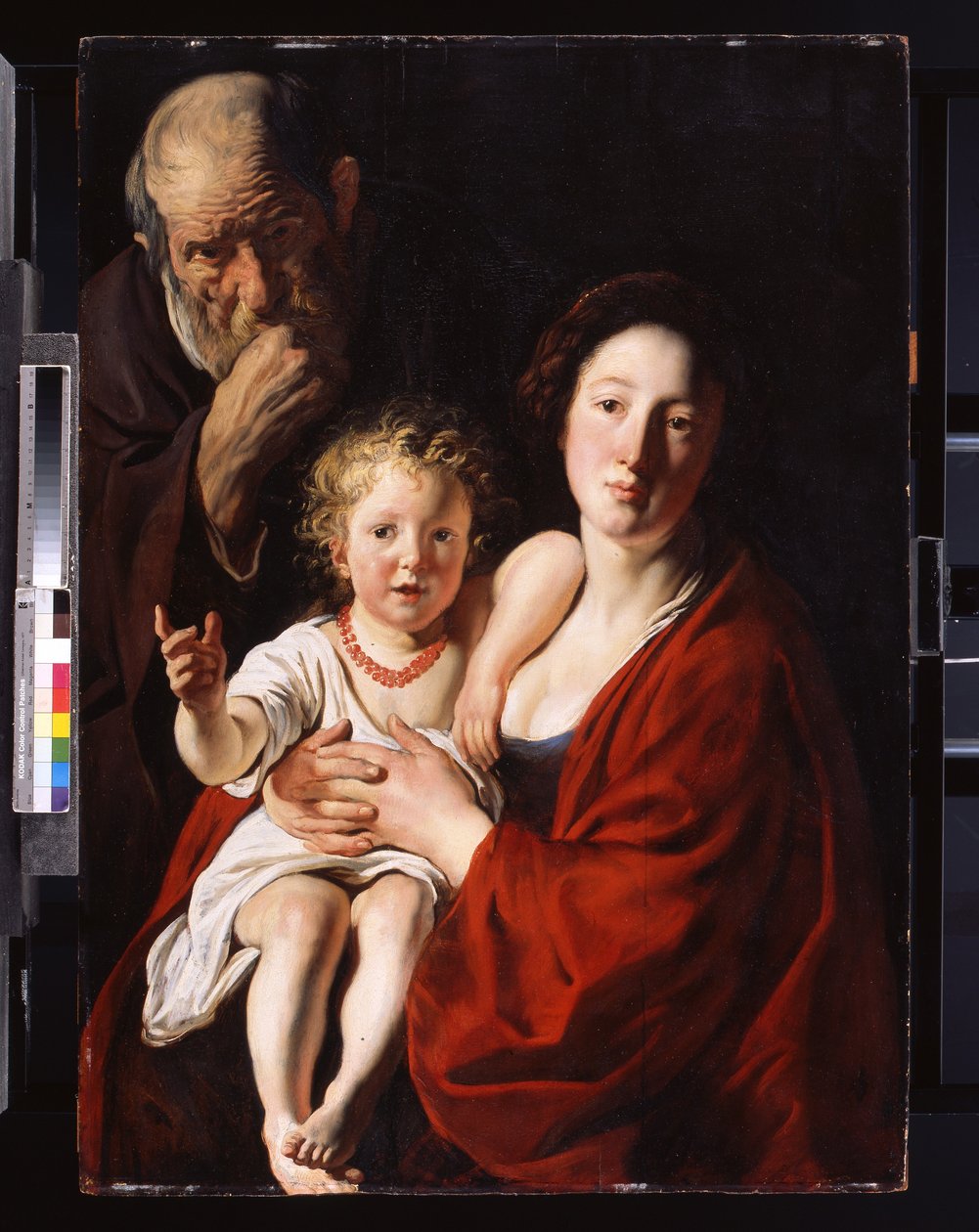A Szent Család alkotó: Jacob Jordaens