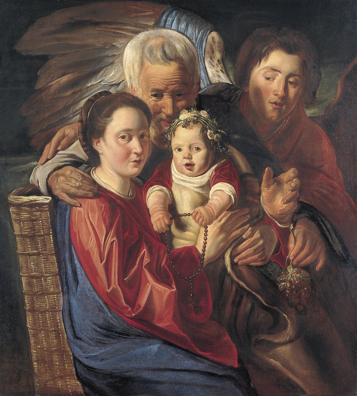 A Szent Család angyallal alkotó: Jacob Jordaens